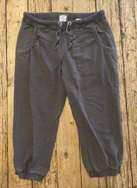 LOGG womens size s brown cropped jogger pants